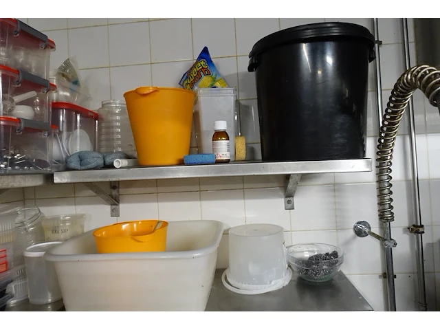 5x diverse inox schappen - afbeelding 6 van  10