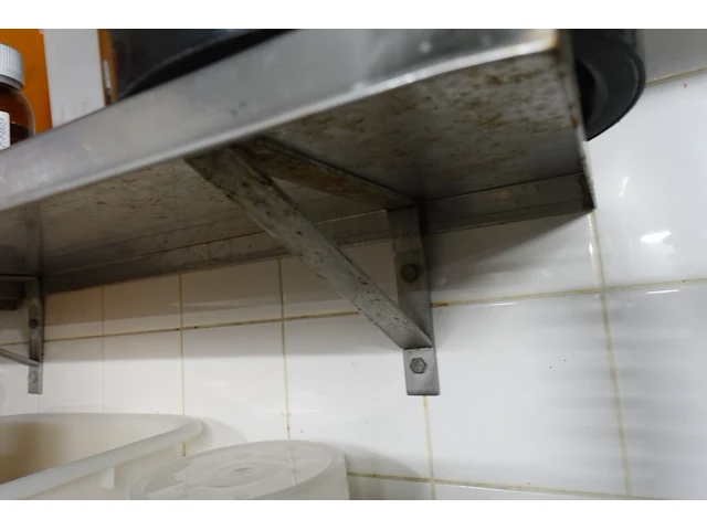 5x diverse inox schappen - afbeelding 7 van  10