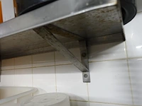 5x diverse inox schappen - afbeelding 7 van  10