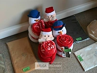 5x diverse kerstknuffels en plaid - afbeelding 1 van  1