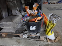 5x diverse paletten zand/mortels - afbeelding 5 van  5