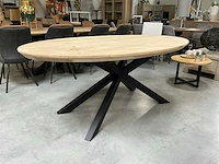 5x eiken eetkamertafel