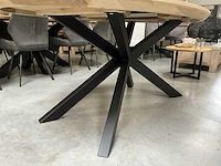 5x eiken eetkamertafel - afbeelding 3 van  5