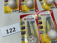 5x fischer deurstopper met schroef en plug - afbeelding 1 van  3