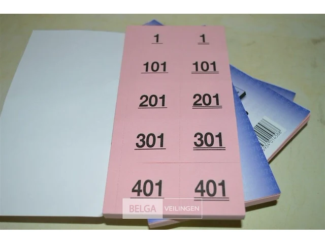 5x garderobebloks (vestiaire nummers) - afbeelding 3 van  3