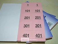 5x garderobebloks (vestiaire nummers) - afbeelding 3 van  3