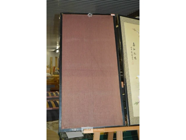 5x gestoffeerde kaders chinees motief 46x91cm - afbeelding 6 van  6