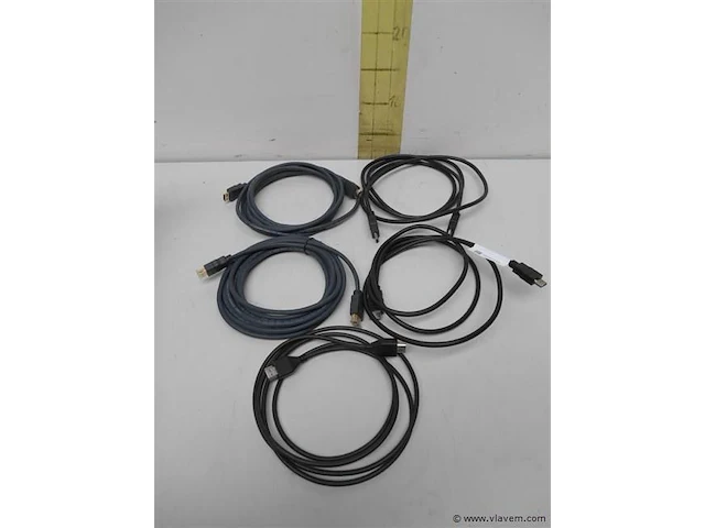 5x hdmi kabels diverse lengtes - afbeelding 1 van  1