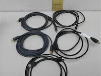 5x hdmi kabels diverse lengtes - afbeelding 1 van  1