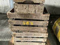 5x houten fruitkisten - afbeelding 2 van  2