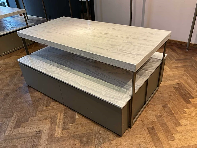 5x houten presentatiemeubel - afbeelding 1 van  17
