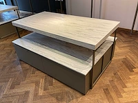 5x houten presentatiemeubel