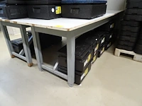 5x houten tafel - afbeelding 3 van  5