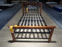 5x hout/metalen bed - afbeelding 1 van  5