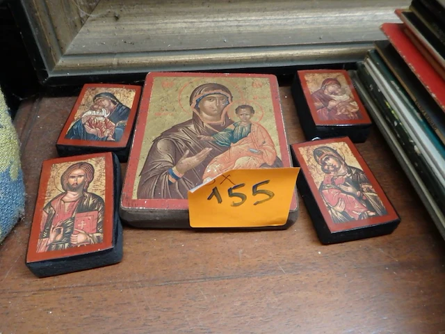 5x iconen met reliëf - afbeelding 1 van  1
