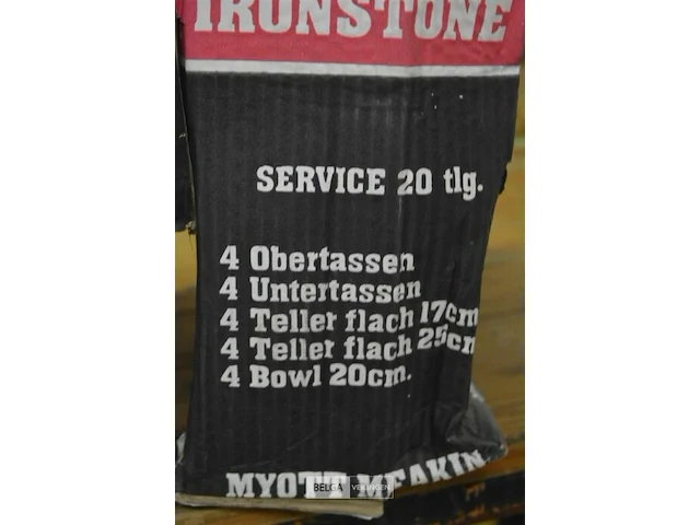 5x iron stone service 20 delig - afbeelding 3 van  3
