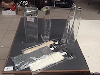 5x items glas + wijnzakken - afbeelding 1 van  4