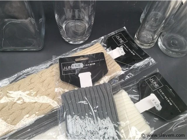 5x items glas + wijnzakken - afbeelding 2 van  4