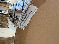 5x keramische salontafelblad statuarietto bianco matte - 1044mm - afbeelding 2 van  3