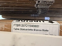 5x keramische salontafelblad statuarietto bianco matte - 1200mm - afbeelding 2 van  4