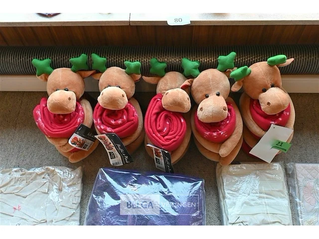 5x kerstknuffel en plaid - afbeelding 1 van  1