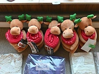 5x kerstknuffel en plaid - afbeelding 1 van  1