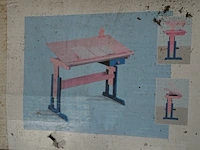 5x kinderbureau - afbeelding 1 van  4