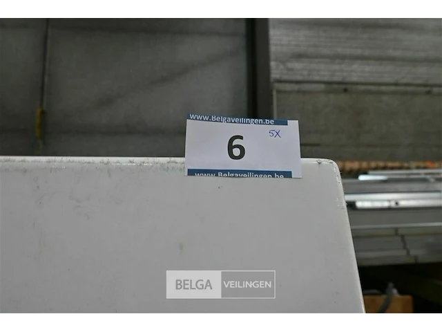 5x kunststof douchebak wit ± 170x80 - afbeelding 2 van  2