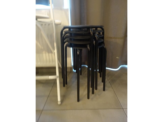 5x kunststoffen kruk ikea - afbeelding 3 van  4