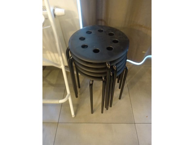 5x kunststoffen kruk ikea - afbeelding 4 van  4