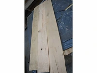 5x massief eiken legborden 32mm - afbeelding 1 van  5