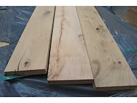 5x massief eiken legborden 32mm - afbeelding 4 van  5