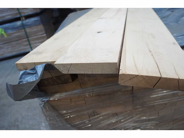 5x massief eiken legborden 32mm - afbeelding 2 van  5