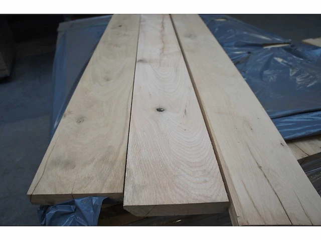 5x massief eiken legborden 32mm - afbeelding 3 van  5