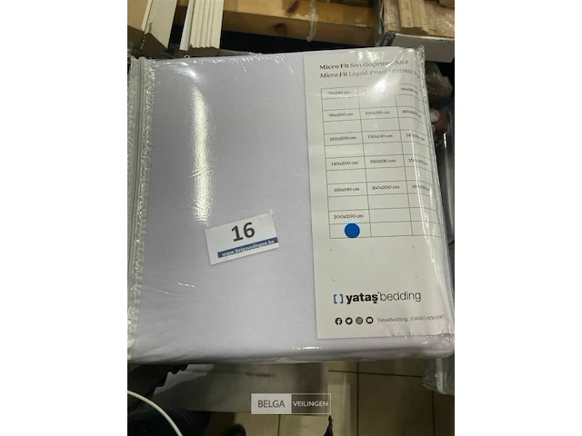 5x matrasbeschermers wit waterproof 200x200 - afbeelding 1 van  2