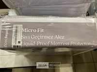 5x matrasbeschermers wit waterproof 200x200 - afbeelding 2 van  2