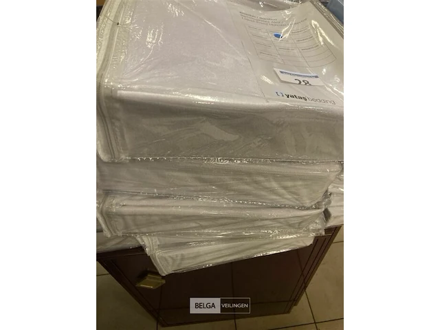 5x matrasbeschermers wit waterproof 90x200 - afbeelding 1 van  2
