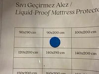 5x matrasbeschermers wit waterproof 90x200 - afbeelding 2 van  2