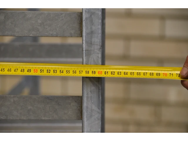 5x metalen rek op wielen - afbeelding 5 van  6