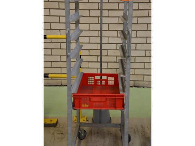 5x metalen rek op wielen - afbeelding 6 van  6