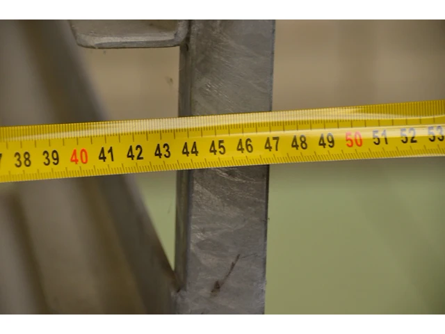 5x metalen rek op wielen - afbeelding 4 van  6