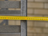 5x metalen rek op wielen - afbeelding 5 van  6