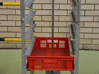 5x metalen rek op wielen - afbeelding 6 van  6