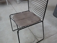 5x metalen stoel pr living - afbeelding 3 van  5