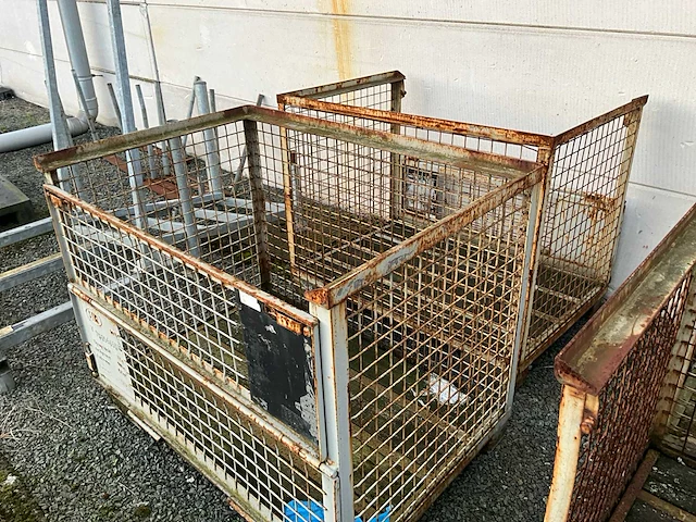 5x metalen transportbok + 5x palletkooi - afbeelding 6 van  19