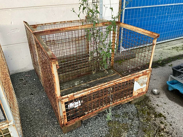 5x metalen transportbok + 5x palletkooi - afbeelding 7 van  19