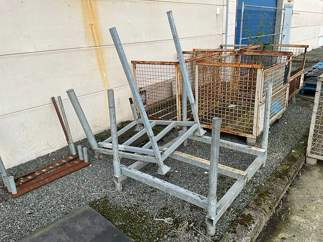5x metalen transportbok + 5x palletkooi - afbeelding 12 van  19