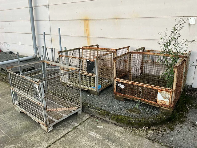 5x metalen transportbok + 5x palletkooi - afbeelding 13 van  19