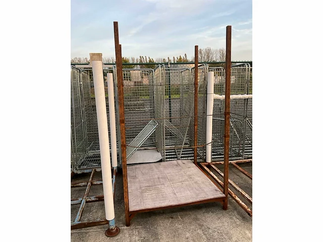 5x metalen transportbok + 5x palletkooi - afbeelding 16 van  19
