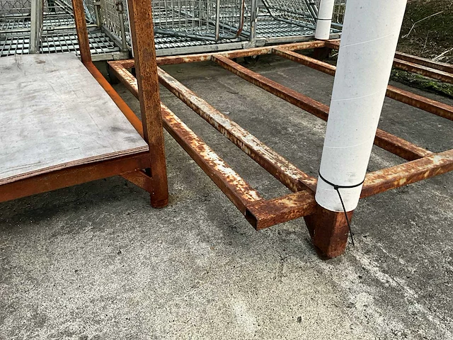 5x metalen transportbok + 5x palletkooi - afbeelding 18 van  19